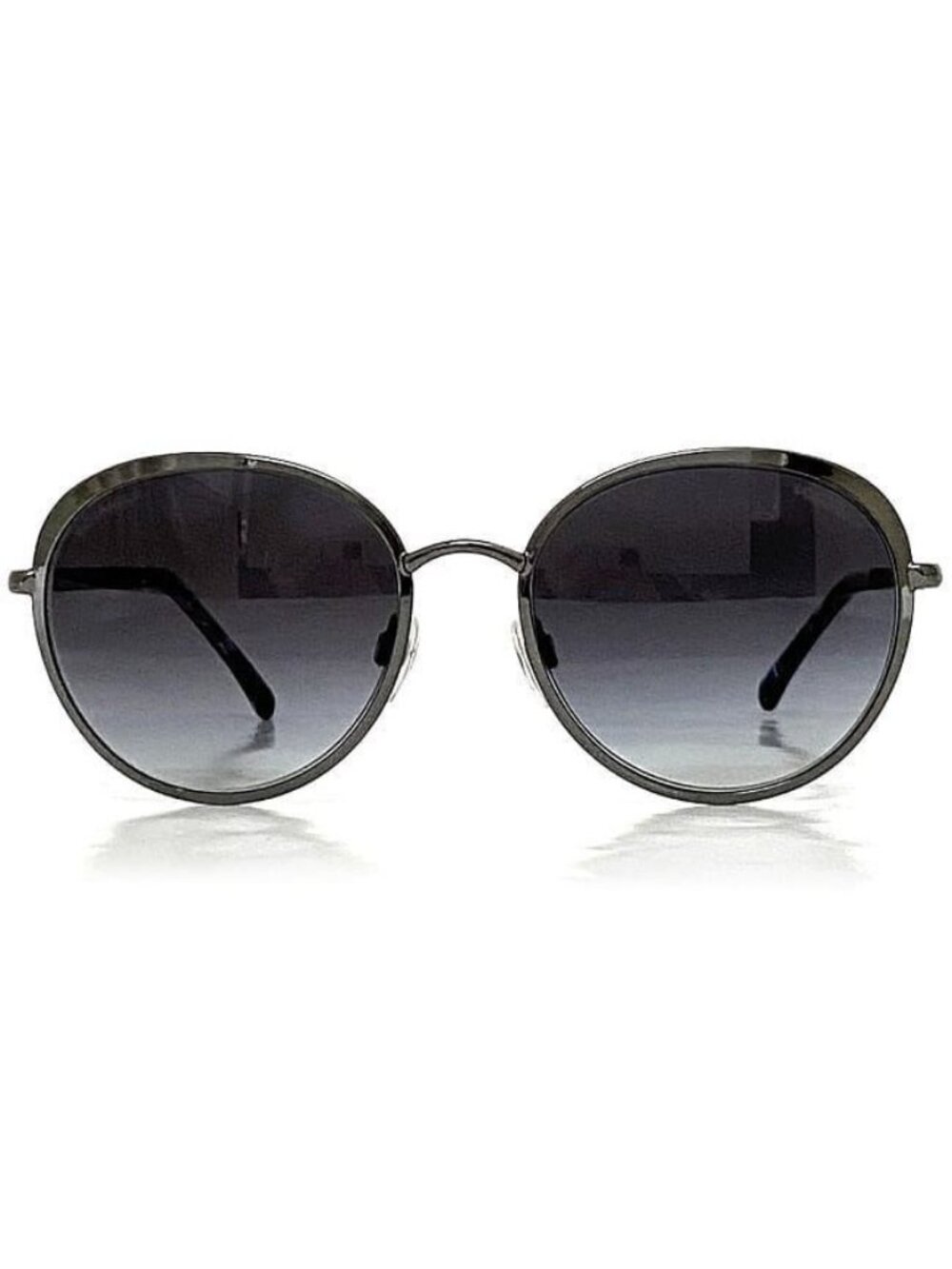 Chanel Sunglasses Silver Gradient with Coco Mark - Picture 4 of 10